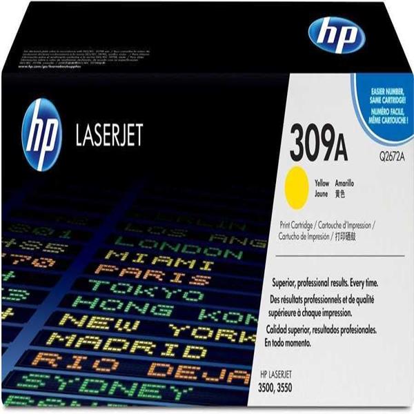 Hp Q2672A (309A) Sarı Orjinal Toner